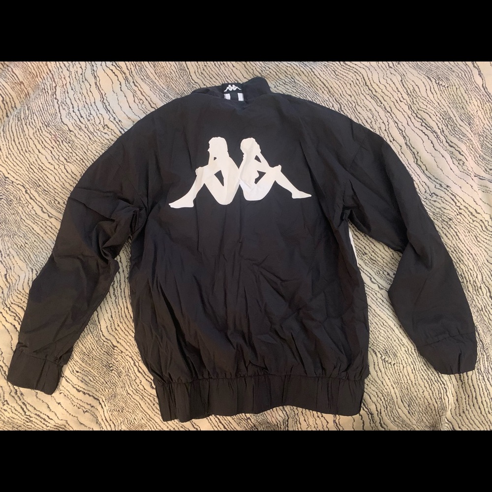 Kappa Windbreaker Jacket, Mens Small